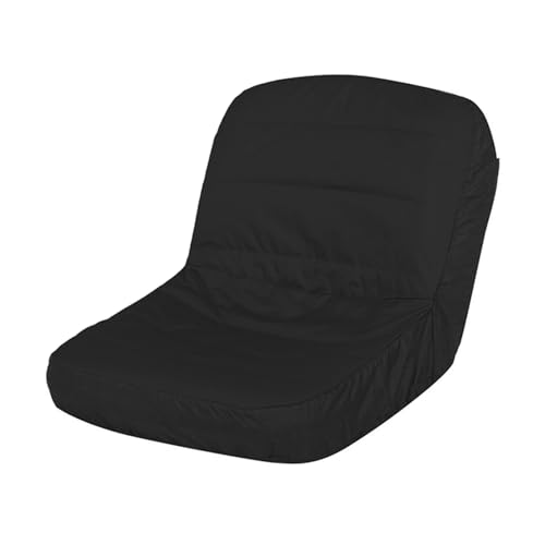 Fabater Rasenmäher Fit für die Sitzabdeckung Sonnensicherer Oxford-Stoffschutz für Reitmäher, Passt 12,4-14.1 Zoll Rückenlehne, 600D-Traktor für Sitzabdeckungen für Gärtner (BLACK) von Fabater
