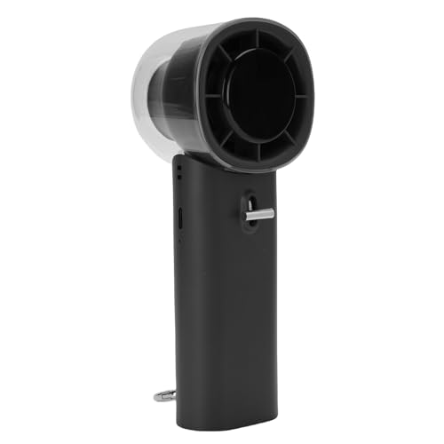 Fabater Ruhiger Handheld -Lüfter Tragbarer Batteriebetriebener 128 -Geschwindigkeits MINI Reiseventilator für den Innen und Außenbereich [Camping Beach Pocket Fan] (GRAY) von Fabater