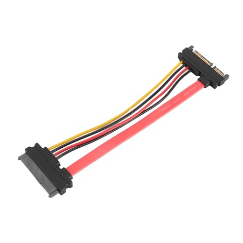 Fabater SATA22P -Leistungsverlängerungskabel für Motherboard mit SAS -Chip, Schließen Sie SAS Festplatten an Motherboards an, Geeignet für Verschiedene Setups, PVC Material Fabater SATA22P -Leistungsverlängerungskabel für Motherboard mit SAS -Chip, Schließen Sie SAS Festplatten an Motherboards an, Geeignet für Verschiedene Setups, PVC Material von Fabater
