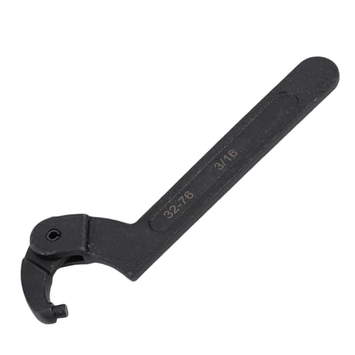 Fabater Schraubenschlüsselschlüssel, 1 1/4 Bis 3 Zoll CRV -Haken, Einstellbarer C -Spanner -Hakenschlüsselwerkzeug, Multifunktional Zum Einstellen von Kragen, Lagern von Fabater
