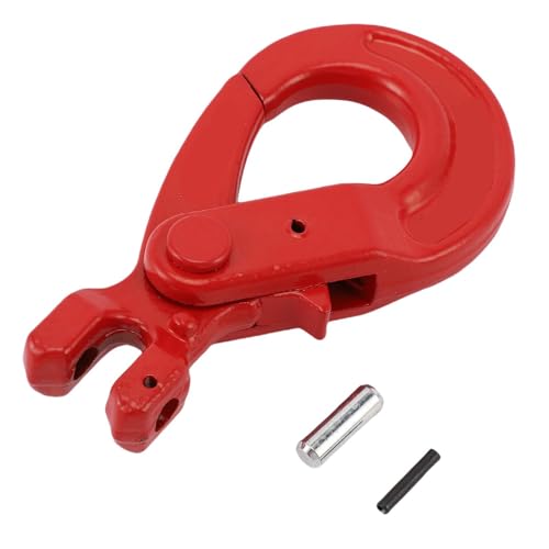 Fabater Sicherheitskettenhaken, Gabelschlupfhaken mit Sicherheitsverriegelung, Legierungsstahl der Klasse 80, 1,12T -Ladungskapazität, Hochleistungskettenhaken Winchhaken für das Fabater Sicherheitskettenhaken, Gabelschlupfhaken mit Sicherheitsverriegelung, Legierungsstahl der Klasse 80, 1,12T -Ladungskapazität, Hochleistungskettenhaken Winchhaken für das von Fabater