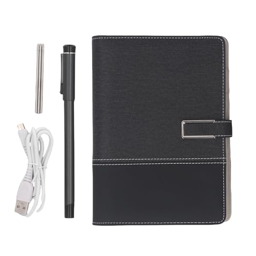 Fabater Smart Pen Notebook, 3 in 1 Echtzeit Digitale Synchronisation, SmartPen Writing Board -Set, Handgeschriebene Notizen Digital, Kompatibel für OS und Android -Smartphone (Schwarzes Patchwork) von Fabater