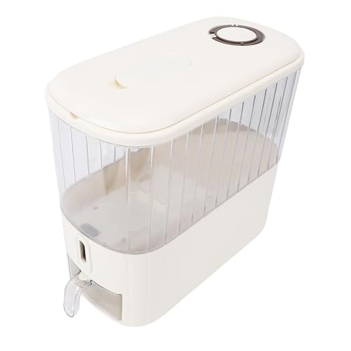 Fabater Transparenter Fenster Reispender Haustiernahrung Lagerbehälter Große Kapazität Effiziente Abgabe für Nüsse von Fabater