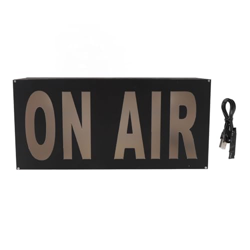 ON AIR Neonschild, RGB-Aufnahmestudio-Licht, Farbenfrohes ON AIR-Schild mit Fernbedienung und Mehreren Beleuchtungsmodi, Montierbares LED-Licht für Bar, Zuhause, Party, Garage ON AIR Neonschild, RGB-Aufnahmestudio-Licht, Farbenfrohes ON AIR-Schild mit Fernbedienung und Mehreren Beleuchtungsmodi, Montierbares LED-Licht für Bar, Zuhause, Party, Garage von Fabater