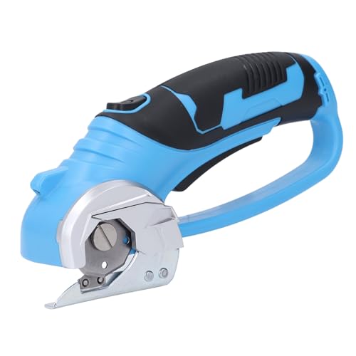 Schnurlose Elektrische Schere, 4V Elektrischer Minischneider, Teppich- und Kartonschneider, Wiederaufladbarer Stoffschneider, Rollschneider für Kartonverpackungen aus Kunststoff von Fabater