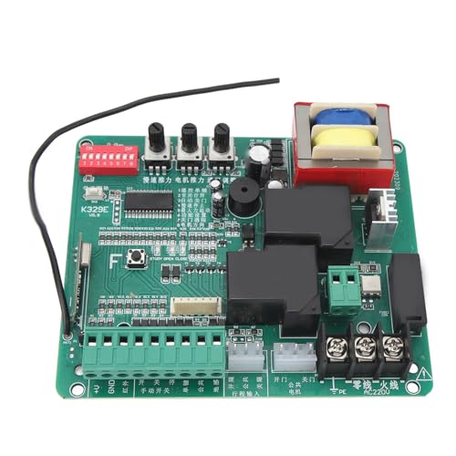Steuerplatine für Schiebetoröffner, Ersatz-Logikplatine für Torantrieb, Elektronisches Hauptersatz-PCB-Schaltkreiszubehör für Schiebetormotor (220V) von Fabater