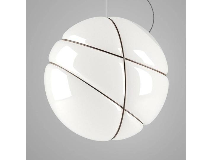 Fabbian Armilla Glas-Hängeleuchte weiß, brüniert für Wohn & Esszimmer - Modern von Fabbian