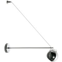 Fabbian Beluga Steel Wandleuchte Chrom von Fabbian