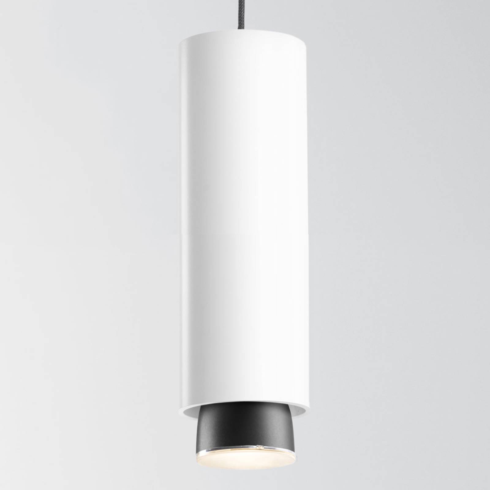 Fabbian Claque LED-Hängeleuchte 30 cm weiß von Fabbian