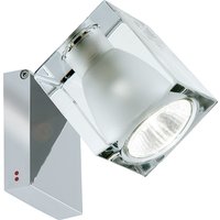 Fabbian Cubetto Wand- / Deckenleuchte, kippbar transparent von Fabbian