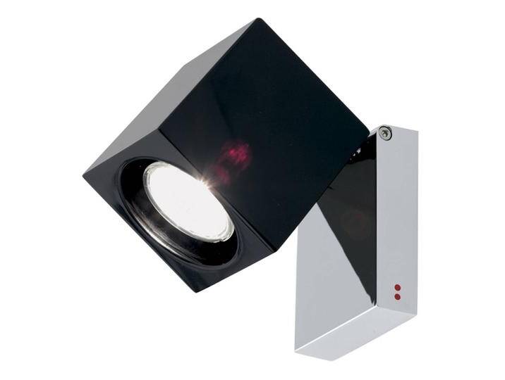 Fabbian Cubetto Wandleuchte GU10 chrom/schwarz für Wohn & Esszimmer - Modern - Glas Fabbian Cubetto Wandleuchte GU10 chrom/schwarz für Wohn & Esszimmer - Modern - Glas von Fabbian