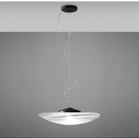Fabbian Loop Pendelleuchte LED schwarz - transparent von Fabbian