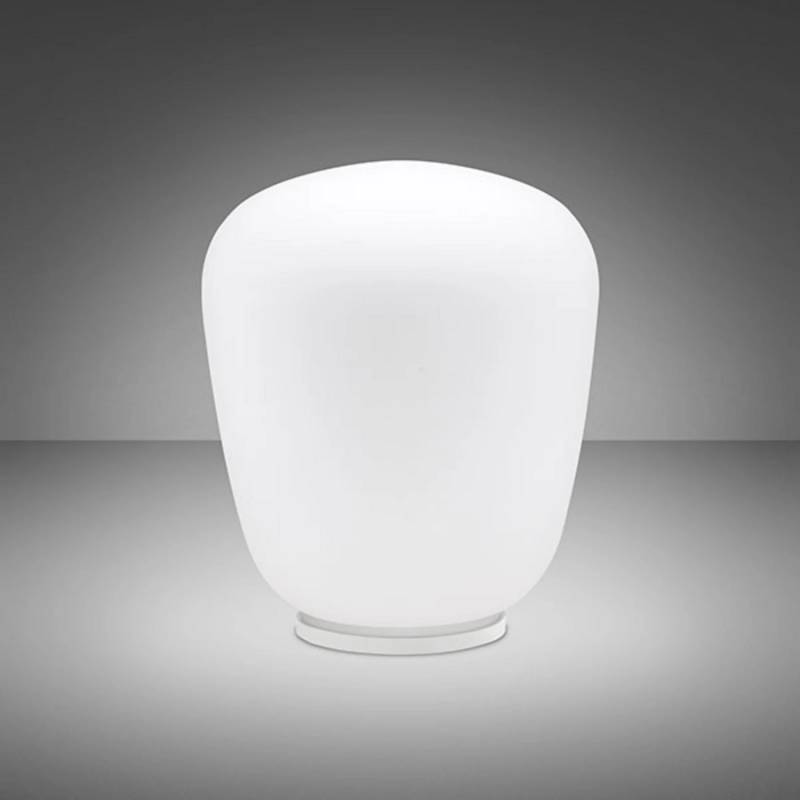 Fabbian Lumi Baka Tischleuchte Nachttischlampe ø33cm Tischlampe Lampe Weiß B-Ware von Fabbian