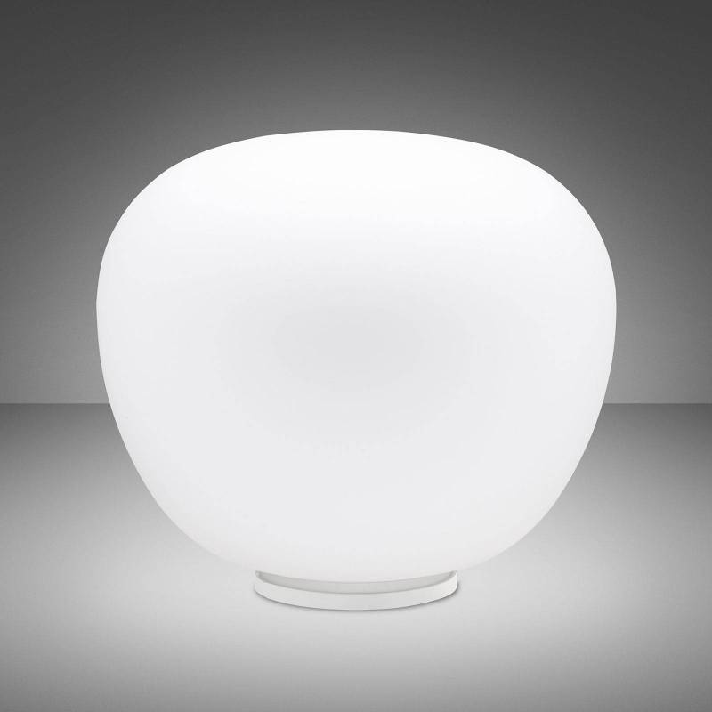 Fabbian Lumi Mochi Tischleuchte, liegend, Ø 45 cm von Fabbian