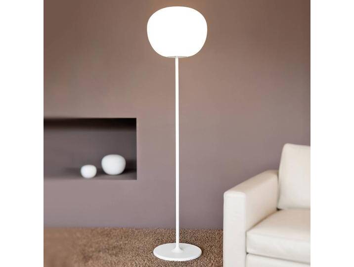 Fabbian Mochi - Stehleuchte 38 cm für Wohn & Esszimmer - Weiß - Modern - Glas Fabbian Mochi - Stehleuchte 38 cm für Wohn & Esszimmer - Weiß - Modern - Glas von Fabbian