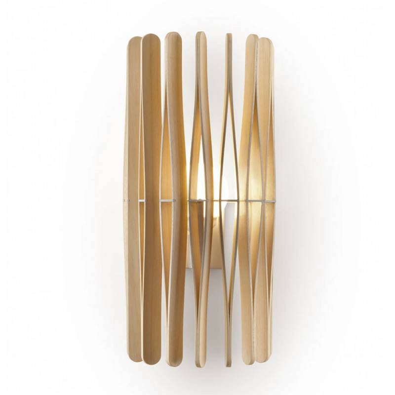 Fabbian Stick Holz-Wandleuchte Wandlampe Beleuchtung Innenraum Lampe Leuchte von Fabbian