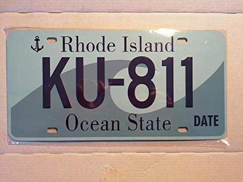 American USA License Plate Rhode Island Ocean State by Fabbri von Fabbri