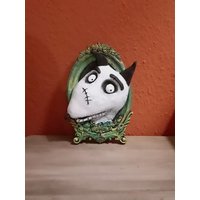 Frankenweenie Hund Relief Bild Wanddekoration Außergewöhnliche Fantasie Figur von FabelhafteTonWelt