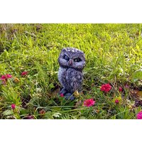 Keramik Eulen Figur Dekoration Handgemacht Gartenfigur von FabelhafteTonWelt