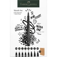 FABER-CASTELL Handlettering-Set Pitt Artist Pen Schwarz von Faber-Castell