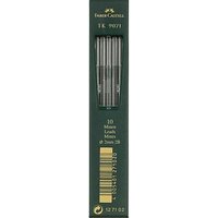 FABER-CASTELL TK 9071 Fallminen schwarz 2B 2,0 mm, 10 St. von Faber-Castell