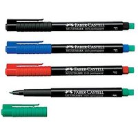 FABER-CASTELL MULTIMARK 1513 Folienstifte-Set farbsortiert permanent 4 St. von Faber-Castell