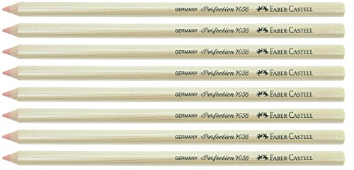 8er Set Radierstift PERFECTION 7056, für Bleistift und Farbstift von Faber Castell