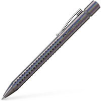 FABER-CASTELL Kugelschreiber Kugelschr. Grip Glam XB silv 0.7 mm Blau von Faber-Castell