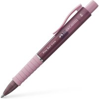 FABER-CASTELL Kugelschreiber Kugelschr. Poly Ball View rose 0.7 mm Blau von Faber-Castell