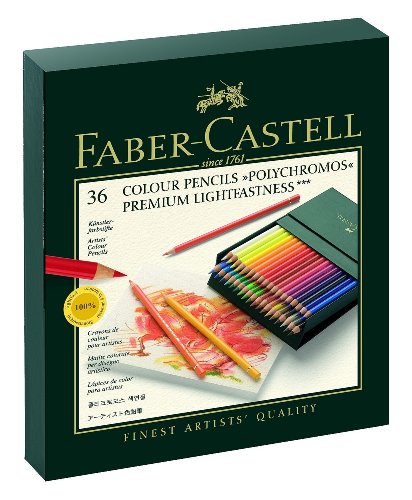 Faber-Castell Polychromos 110024 Künstlerfarbstifte Metallbox, Einzeln, 36er Atelierbox, 1 von Faber-Castell