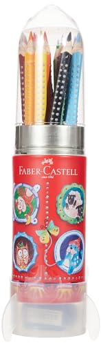 Faber-Castell 112457 - Malset Colour Grip Rakete, 15 Buntstifte von Faber-Castell