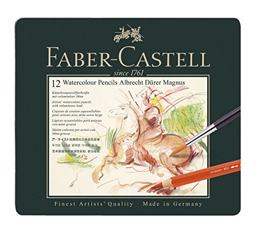 Faber-Castell 116912 Aquarellstift, Albrecht Dürer Magnus, 12er Etui von Faber-Castell