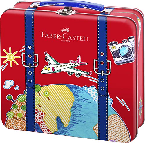 FABER-CASTELL 155535 - Filzstifte Connector Reisekoffer mit 40 Stiften von Faber-Castell