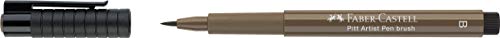 Faber-Castell 167578 - Tuschestift Pitt artist pen brush, Strichstärke B, Farbe 178, nougat von Faber-Castell