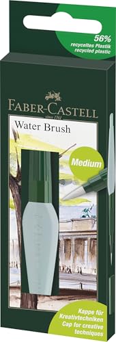 FABER-CASTELL 185105 - Wassertankpinsel medium, Art & Graphic, 6 ml Fassungsvermögen, Aquarell Pinselstift von Faber-Castell