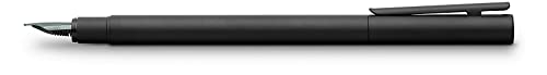 Faber-Castell 342303 - Füller Neo Slim Metall, Federbreite B, schwarz von Faber-Castell