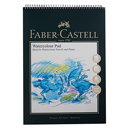 Faber-Castell Art & Graphic Spiralbindung Aquarellblock, A3 300 g / m² Block mit 10 Bögen von Faber-Castell