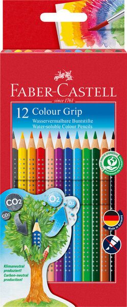 Faber-Castell Buntstift Colour Grip 12er Etui von Faber-Castell