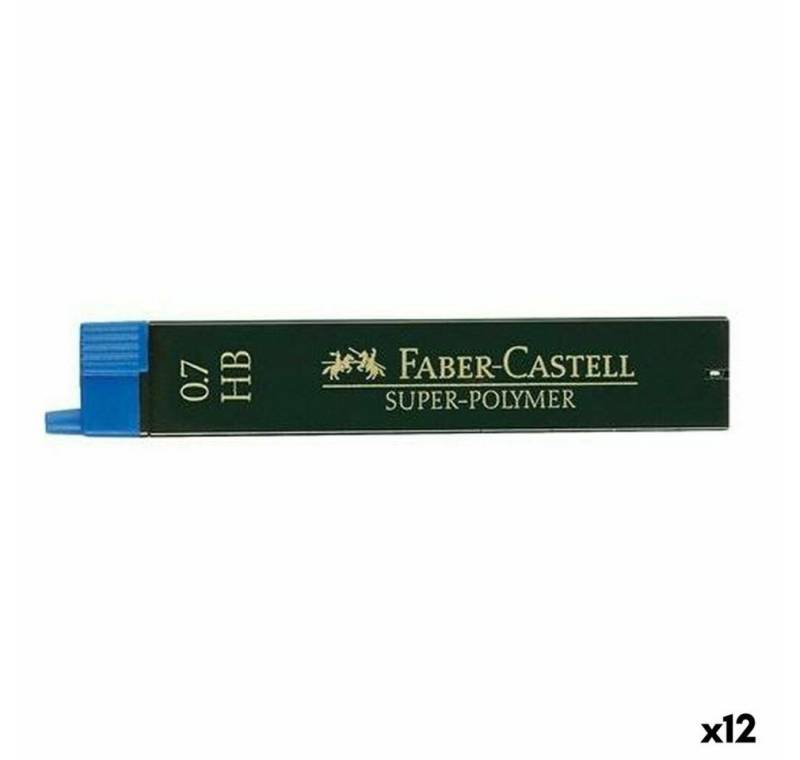 Faber-Castell Papierscheren 12 SUPER-POLYMER Bleistiftminen HB 0,7 mm von Faber-Castell