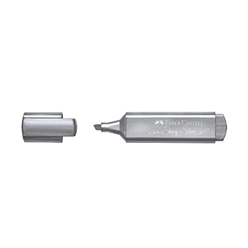 FABER-CASTELL Textmarker Textliner 46 Metallic silber von Faber-Castell