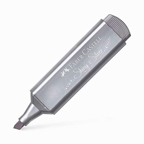 FABER-CASTELL Textmarker Textliner 46 Metallic silber von Faber-Castell