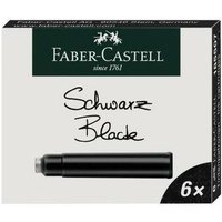 Tintenpatrone Standard nicht löschbar schwarz 6 St./Pack. von Faber Castell