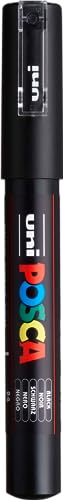 POSCA 186799 - POSCA Marker mit extra feiner Rundspitze, schwarz von uni-ball