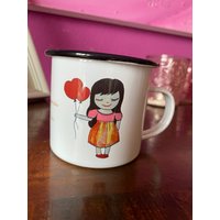 Emaile Tasse Ich Bin Gut Genauso Wie Ich Bin von FabijennasATELIER
