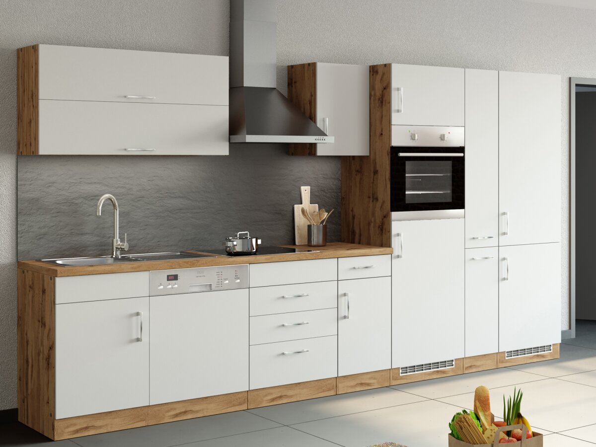 SANGRO 360 - Küchenzeile mit Elektrogeräten 360cm von Held Möbel