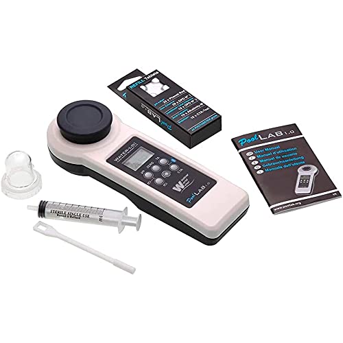 PoolLAB® 1.0 - Special Edition für Water Lab: 13 in 1 elektronischer Wassertester mit 70 Testtabletten von Faboni