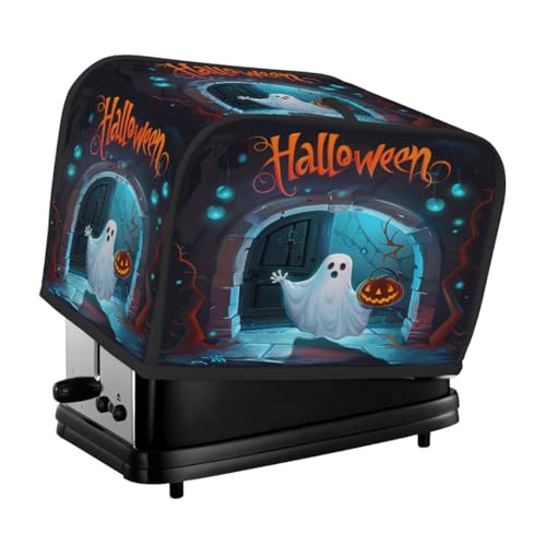 Halloween Gruseliger Horror-Geist Toaster-Abdeckung für 4 Scheiben, Staubschutz für Brotmaschine, kleine Küchengeräte Halloween Gruseliger Horror-Geist Toaster-Abdeckung für 4 Scheiben, Staubschutz für Brotmaschine, kleine Küchengeräte von Fabpuro