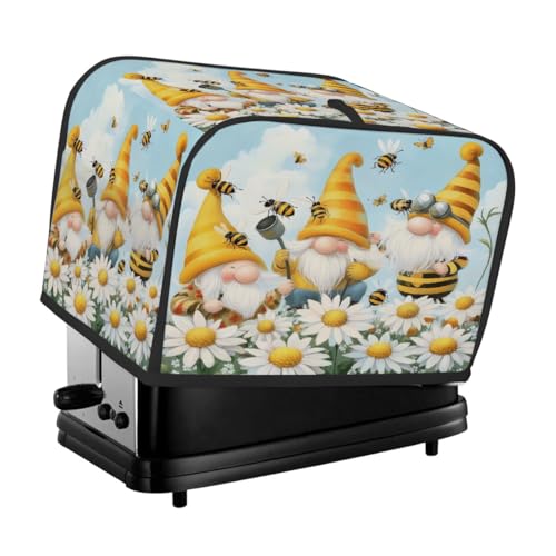 Honeybee Zwerg Gänseblümchen Blumen Garten Toaster Abdeckung 2 Scheiben Staubschutz für Brotmaschine, kleine Küchengeräte Honeybee Zwerg Gänseblümchen Blumen Garten Toaster Abdeckung 2 Scheiben Staubschutz für Brotmaschine, kleine Küchengeräte von Fabpuro