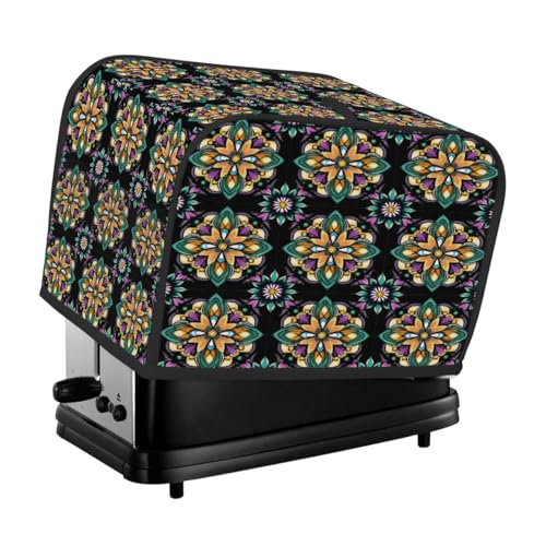 Mexikanische Fliesen-Toaster-Abdeckung, 4 Scheiben, Staubschutz für Brotmaschine, kleine Küchengeräte von Fabpuro