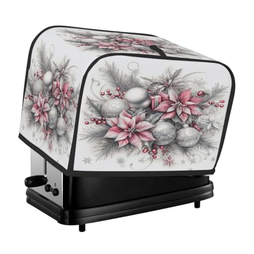 Toaster-Abdeckung, Weihnachtsstern, silberfarben, 4 Scheiben, Staubschutz für Brotmaschine, kleine Küchengeräte Toaster-Abdeckung, Weihnachtsstern, silberfarben, 4 Scheiben, Staubschutz für Brotmaschine, kleine Küchengeräte von Fabpuro
